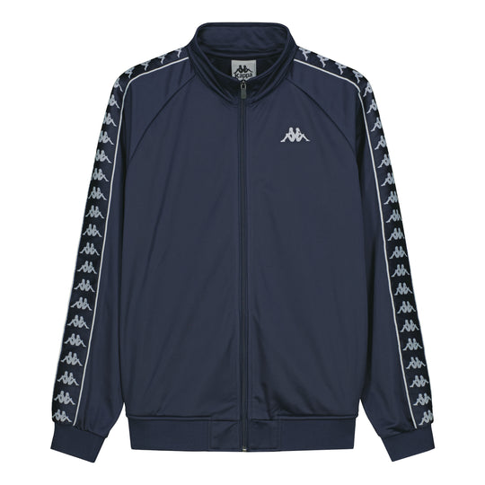 Casaca Kappa 222 Banda Anniston Slim Blue Marine-White Hombre