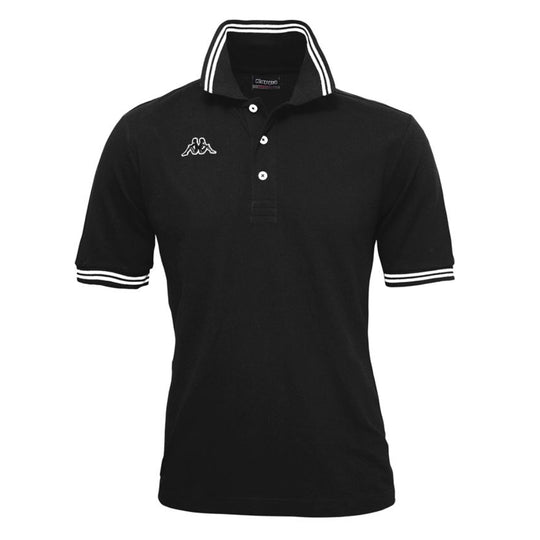 Polo Kappa Logo Maltax 5 Mss Negro Hombre