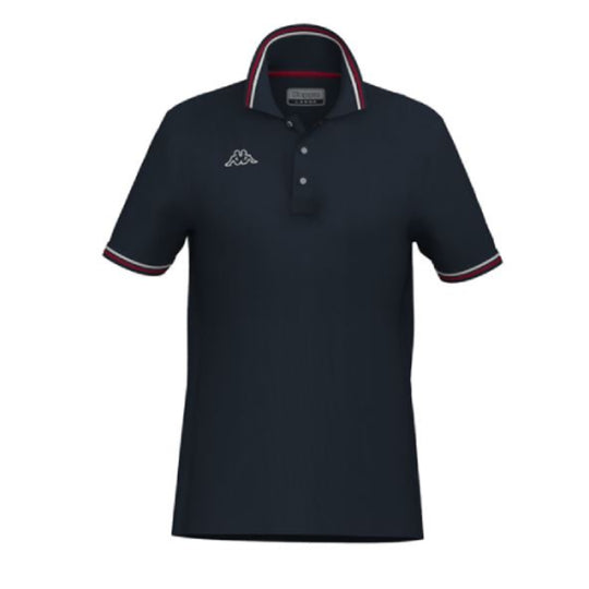 Polo Kappa Logo Maltax 5 Mss Azul Hombre