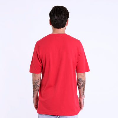 Polo Kappa Logo Airi Red-Black-White Hombre