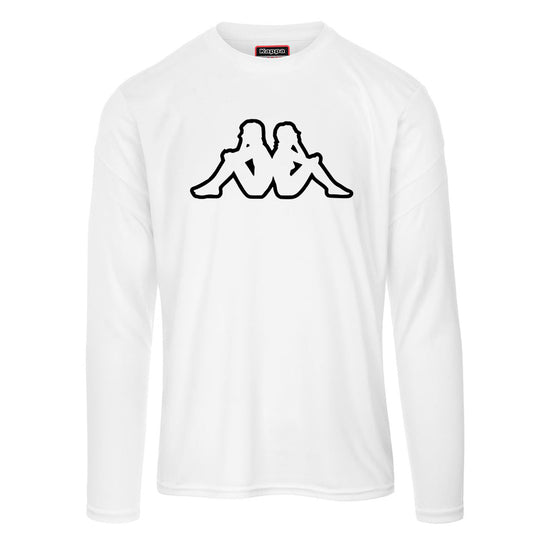 Polo Kappa Logo Zabiar White Hombre