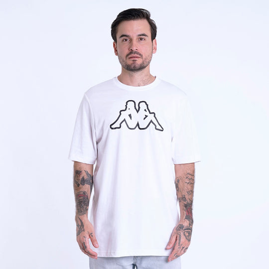 Polo Kappa Logo Cromen White Hombre