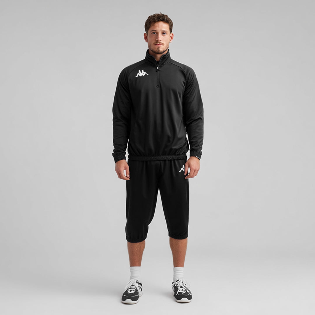Buzo Kappa Kappa4Soccer Wranzon Black Hombre