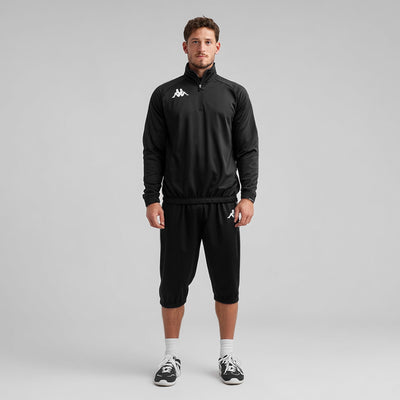 Buzo Kappa Kappa4Soccer Wranzon Black Hombre