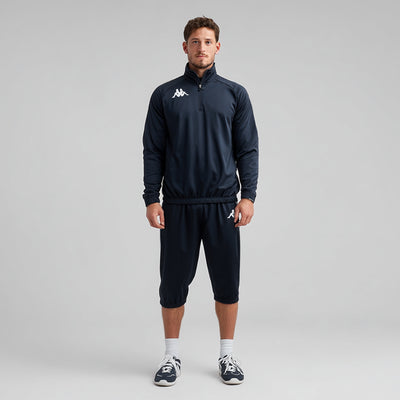 Buzo Kappa Kappa4Soccer Wranzon Blue Marine Hombre
