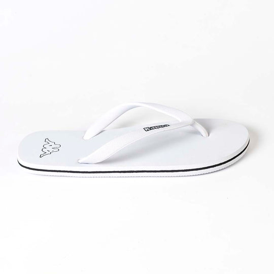 Sandalias Kappa Logo Moker White / Black Unisex