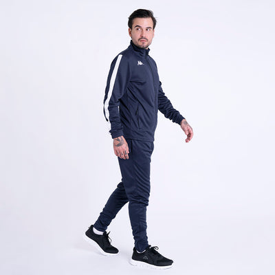 Buzo Kappa Kappa4Soccer Salcito Blue Marine-White Hombre