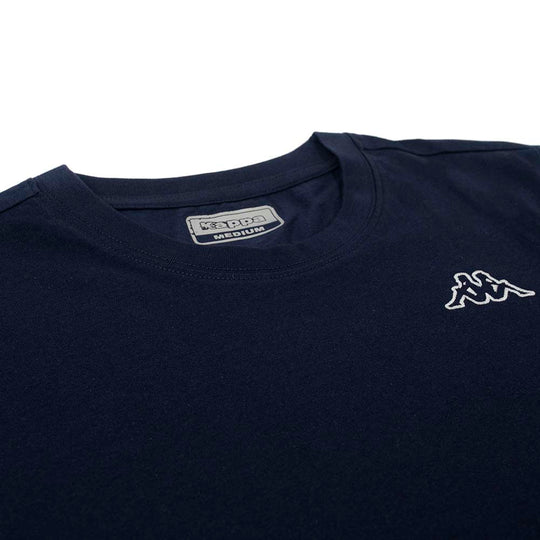Polo Kappa Logo Cafers Slim Blue Marine Hombre