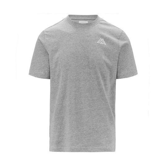 Polo Kappa Logo Cafers Slim Grey Md Mel Hombre