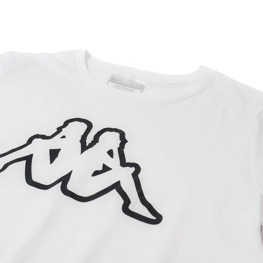 Polo Kappa Logo Bram Slim White Mujer