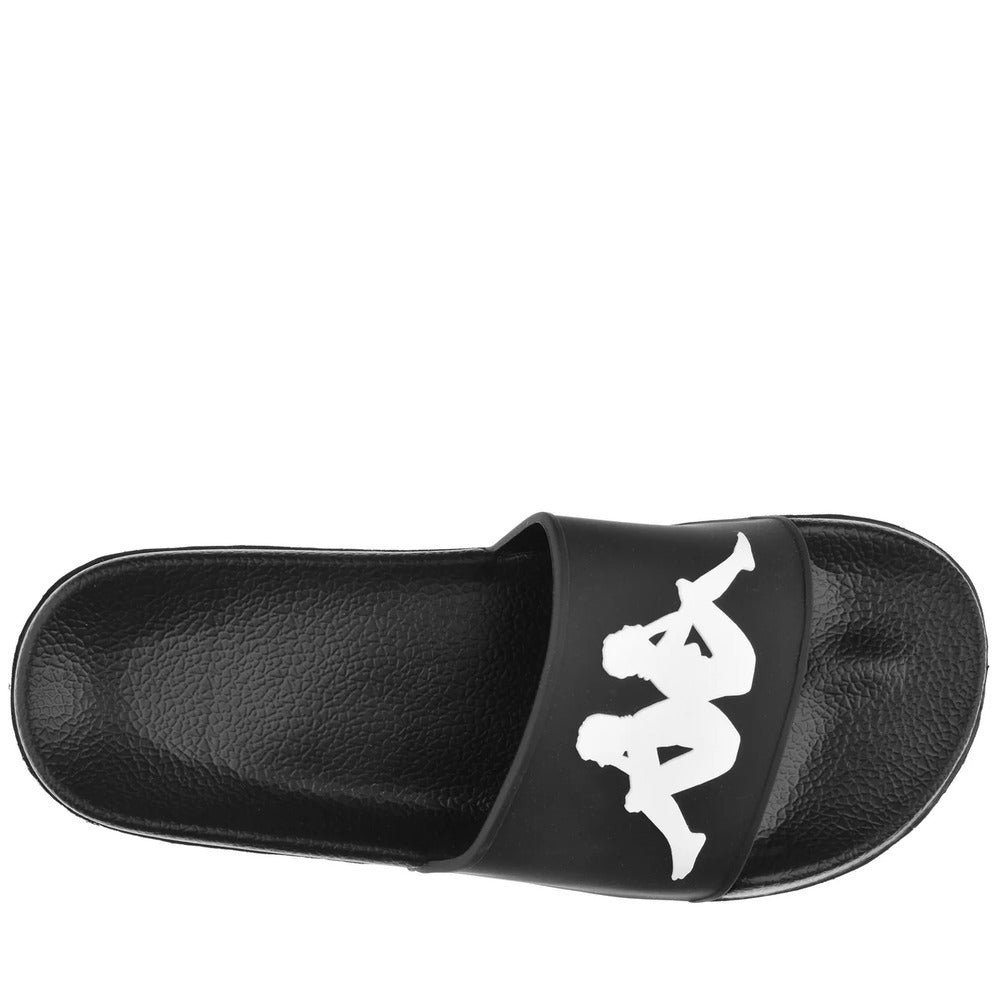 Sandalias Kappa Authentic Caius Black-White Hombre