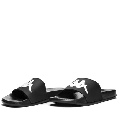 Sandalias Kappa Authentic Caius Black-White Hombre