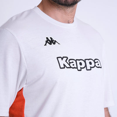 Polo Deporte Kappa Logo Erono Grey Barely- Orange Hombre