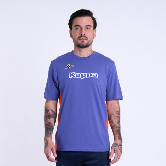 Polo Deporte Kappa Logo Erono Blue Clematis-Oran Hombre
