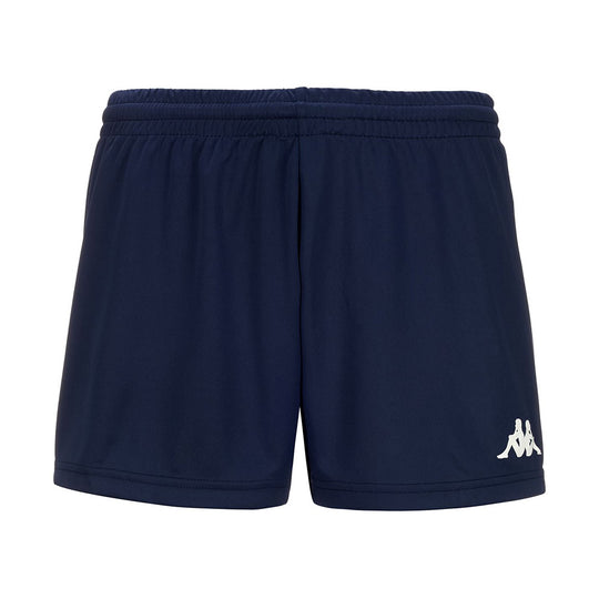 Shorts Kappa Borda Azul Mujer