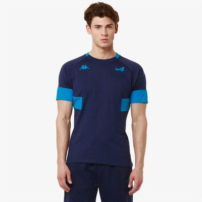 Polo Kappa Adobi Alpine F1 Azul Hombre