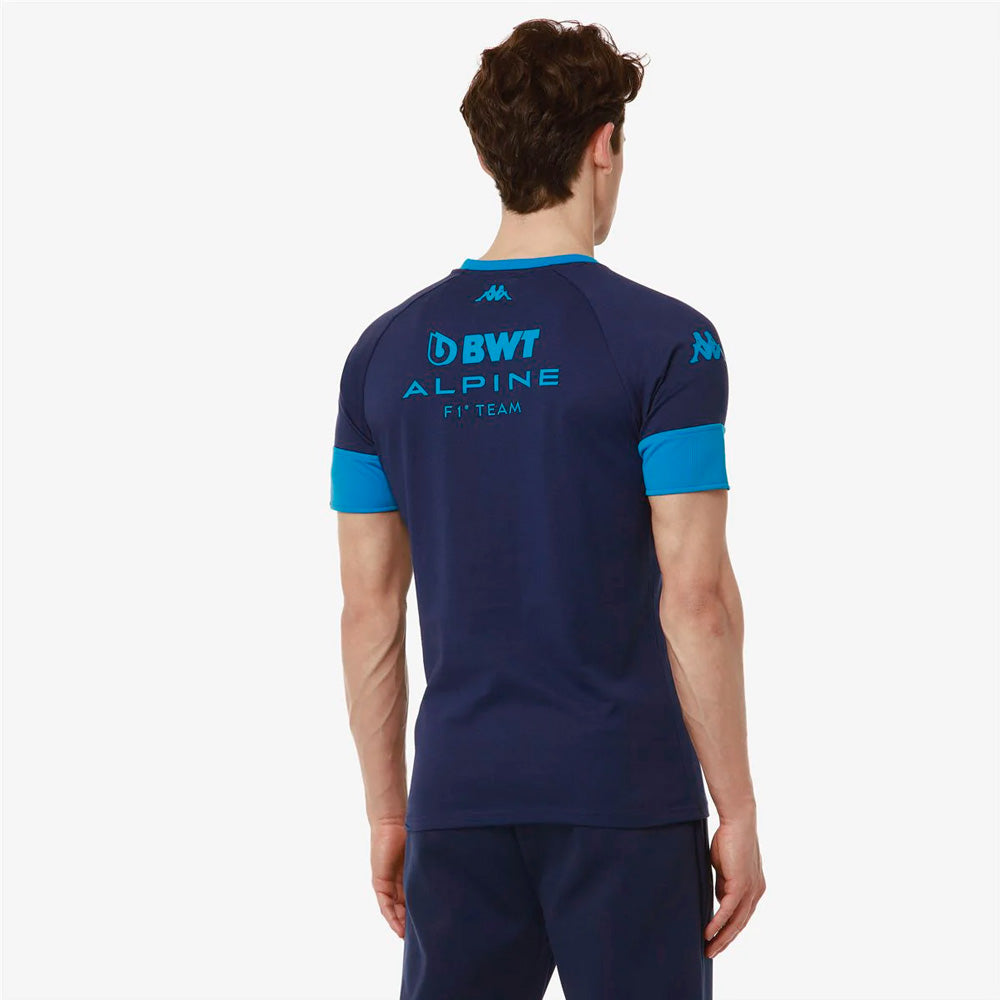 Polo Kappa Adobi Alpine F1 Azul Hombre