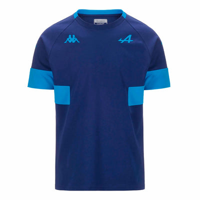 Polo Kappa Adobi Alpine F1 Azul Hombre
