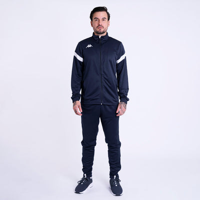 Buzo Kappa Kappa4Soccer Dalcito Blue Marine-White Hombre