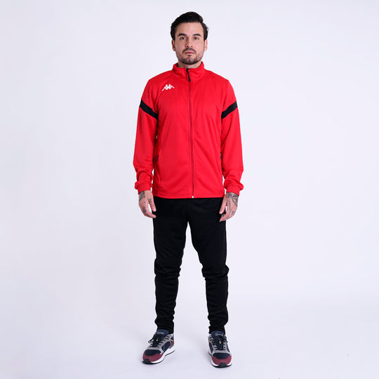 Buzo Kappa Kappa4Soccer Dalcito Red-Black Hombre