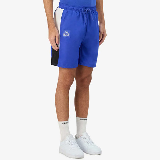 Short Kappa Logo Gaggio Blue Royal - White Hombre