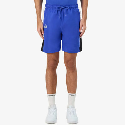 Short Kappa Logo Gaggio Blue Royal - White Hombre