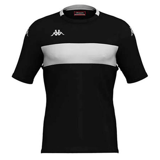 Polo Deporte Kappa Kappa4Soccer Diago Black- White Hombre