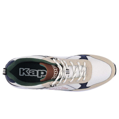 Zapatillas Kappa Logo Antor White-Beige Grey-Blue Hombre
