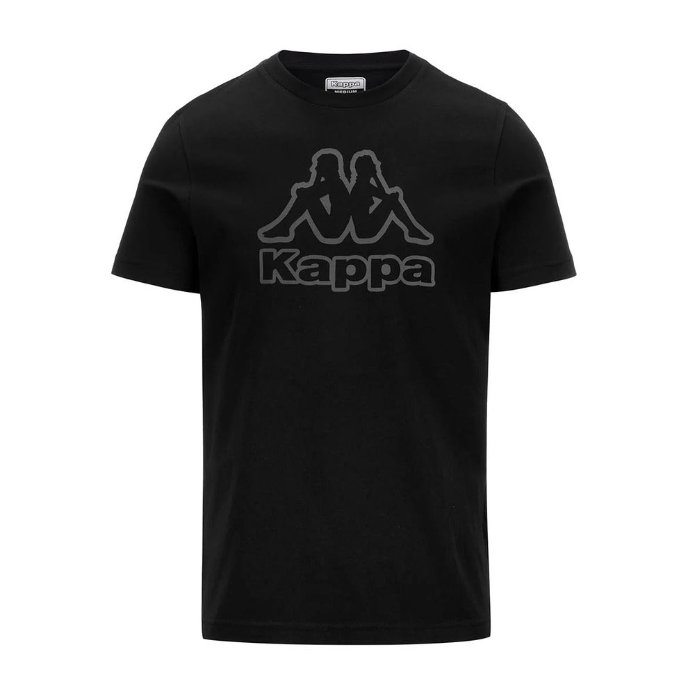 Polo Kappa Logo Korpo Cremy Black Hombre