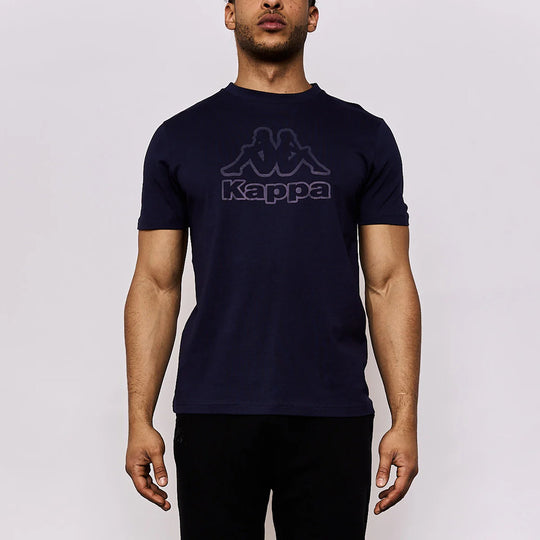 Polo Kappa Logo Korpo Cremy Blue Hombre