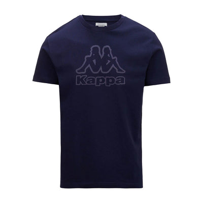 Polo Kappa Logo Korpo Cremy Blue Hombre