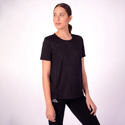 Polo Kappa Eria Black Mujer