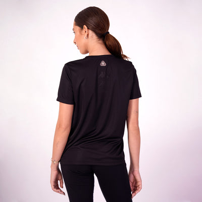 Polo Kappa Eria Black Mujer