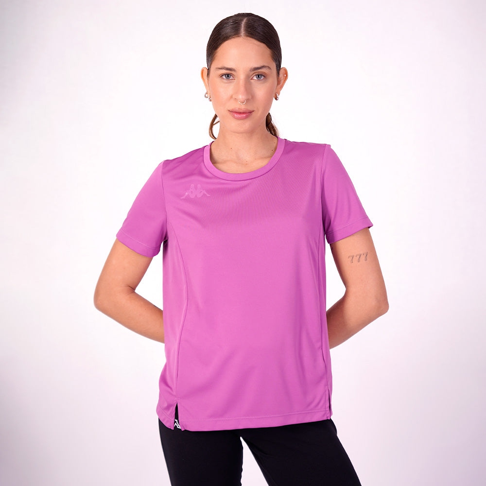 Polo Kappa Eria Fuchsia Mujer