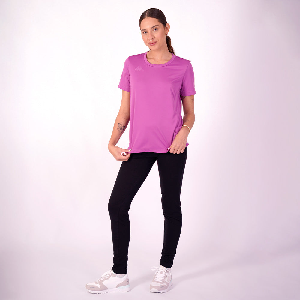 Polo Kappa Eria Fuchsia Mujer