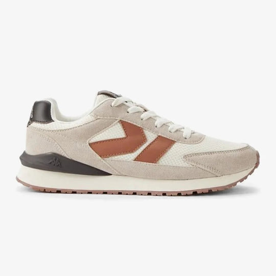Zapatillas Kappa Logo Martin C: White Tofu-Beige Lt Rice-Brown Reddish Hombre