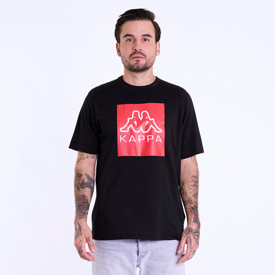 Polo Kappa Logo Ediz Negro Hombre