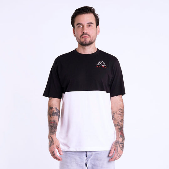Polo Kappa Logo Edwin Negro Hombre