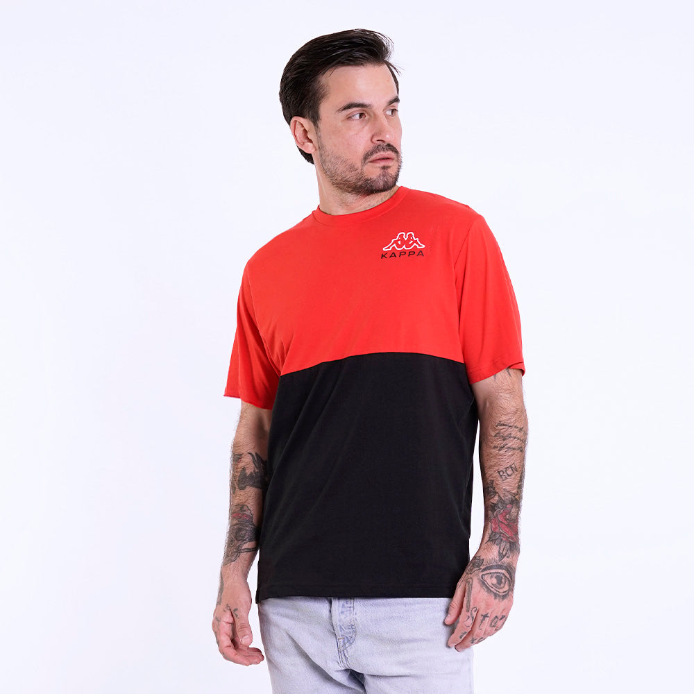 LOGO EDWIN - Polo - Hombre - Rojo/Black