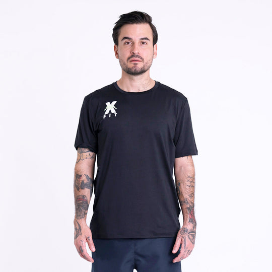 Polo Kappa Kombat Wkt Ello Black Green Paradise Hombre