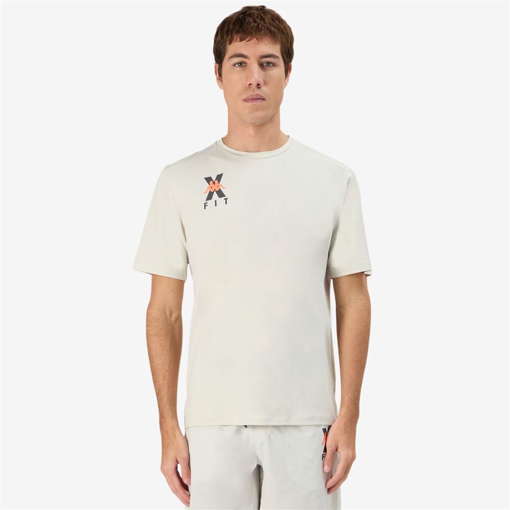 Polo Kappa Kombat Wkt Ello Grey Barely Hombre