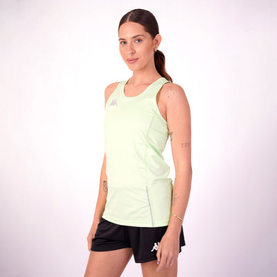 Polo Kappa Kombat Run Fines Green Mujer