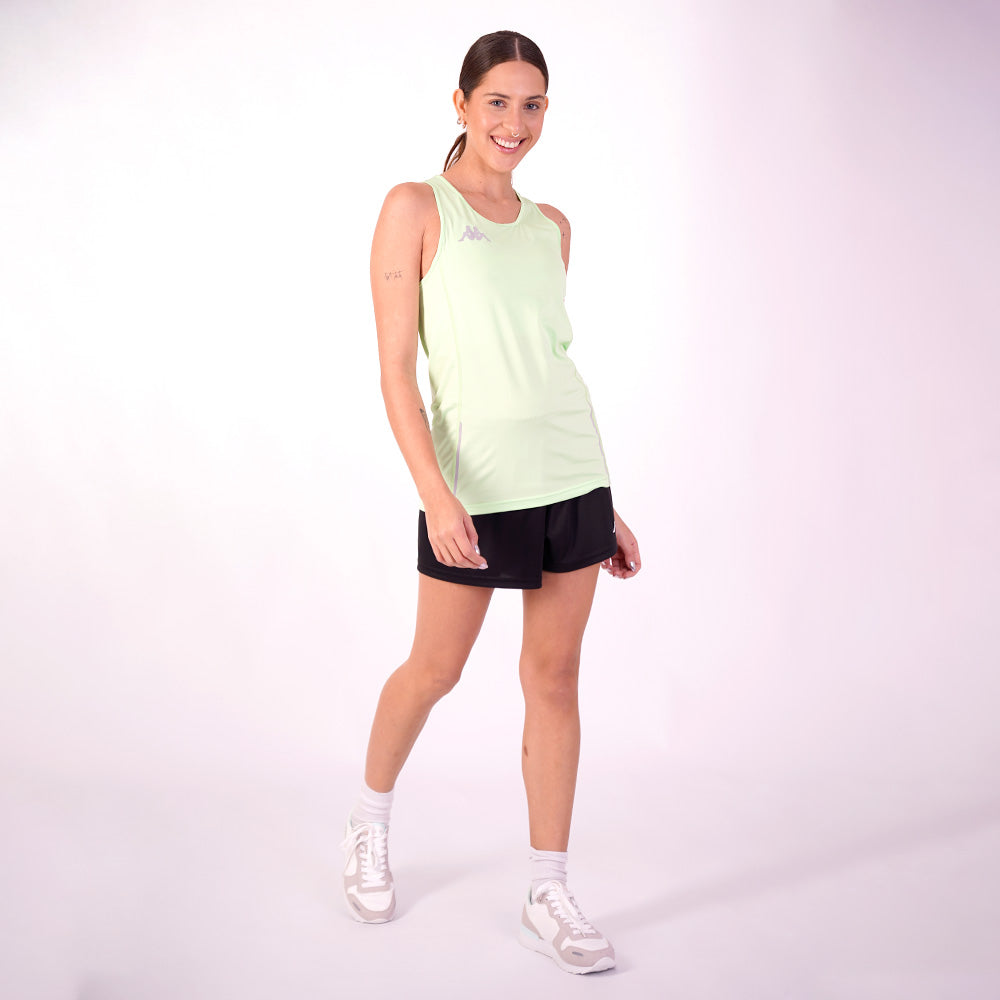 Polo Kappa Kombat Run Fines Green Mujer