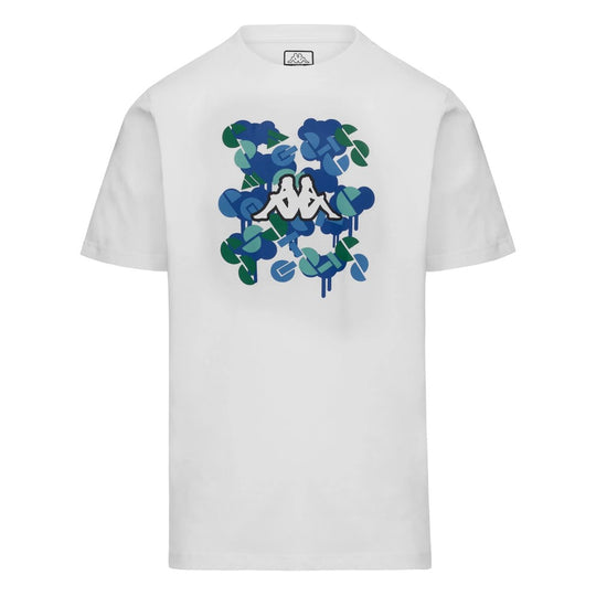 Polo Kappa Logo Infor White Hombre