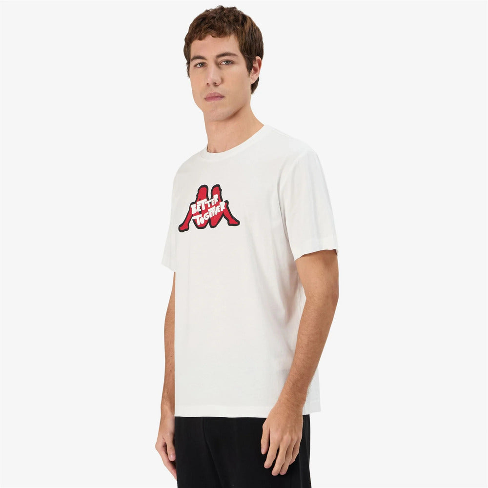Polo Kappa Logo Getto White Hombre