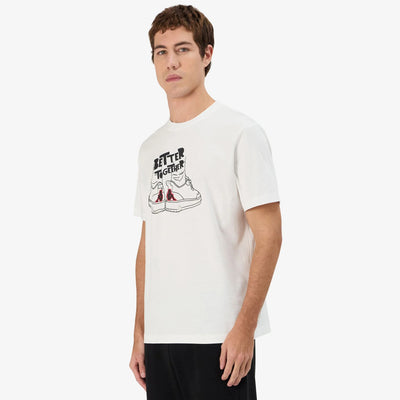 Polo Kappa Logo Glabu White Hombre