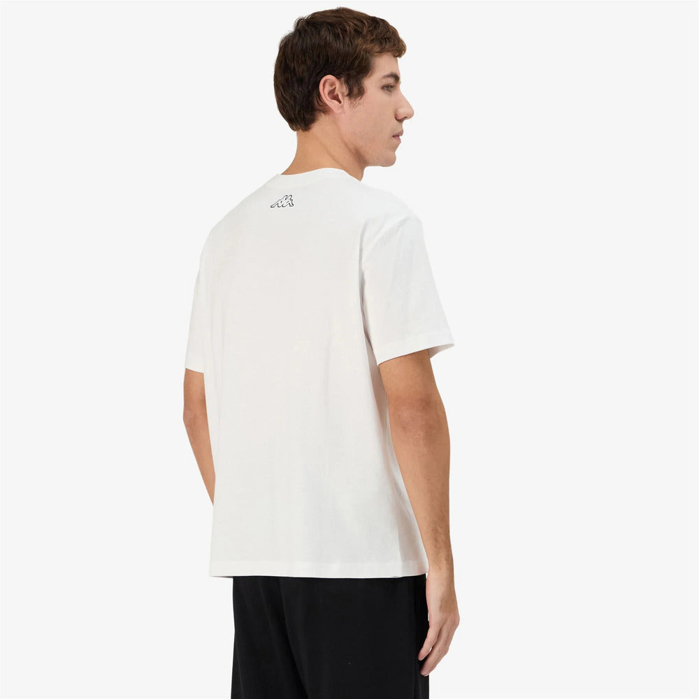 Polo Kappa Logo Glabu White Hombre