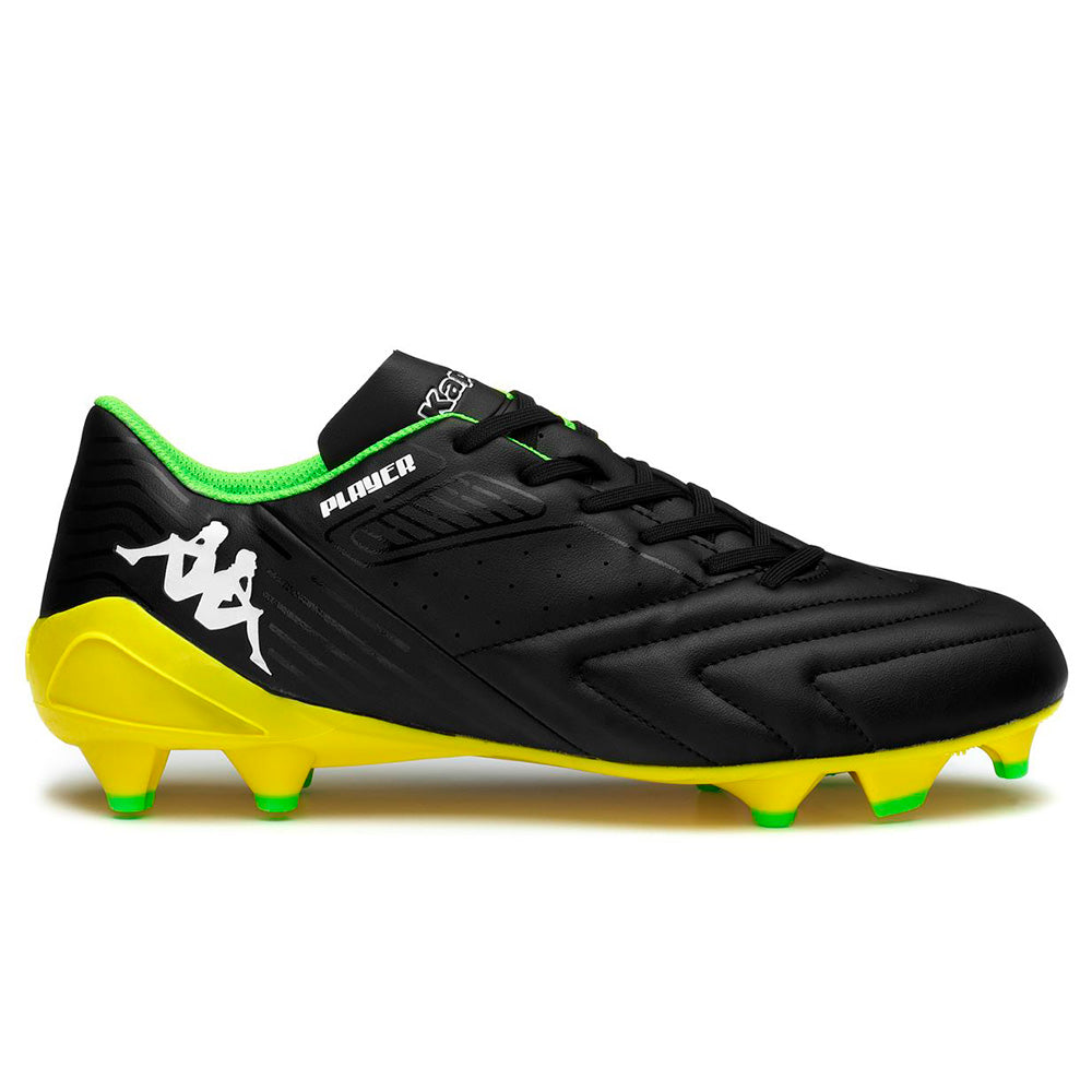Zapatillas Kappa Player Base Fg Black-Yellow-Green Hombre