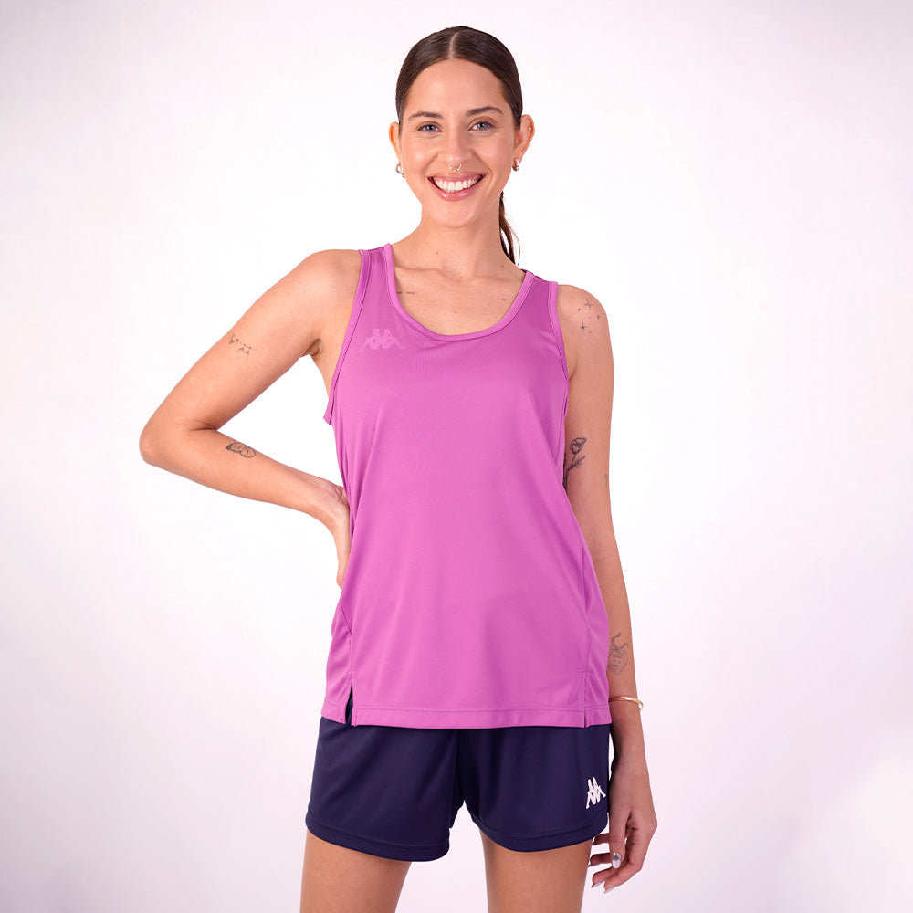 Polo Kappa Egri Fuchsia Mujer