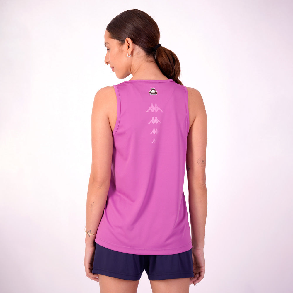 Polo Kappa Egri Fuchsia Mujer